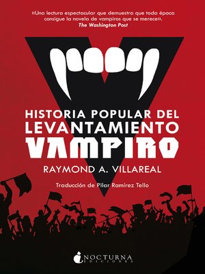 cover image of Historia popular del levantamiento vampiro